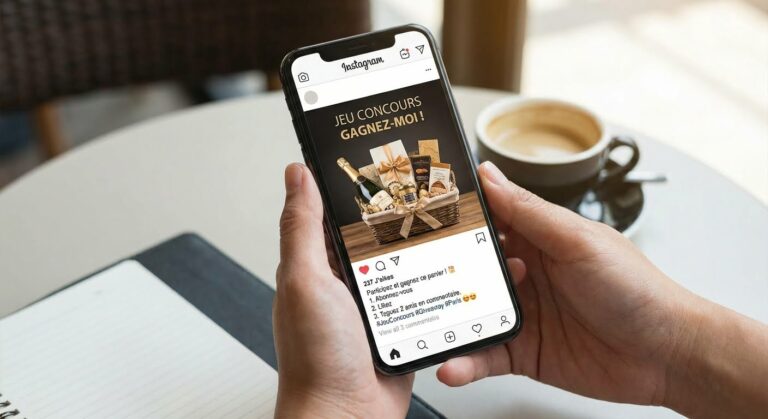 Organiser jeux concours instagram